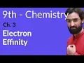 Matric part 1 Chemistry Electron Affinity - Chemistry Chapter 3