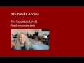 Microsoft Access 2 Database Objects
