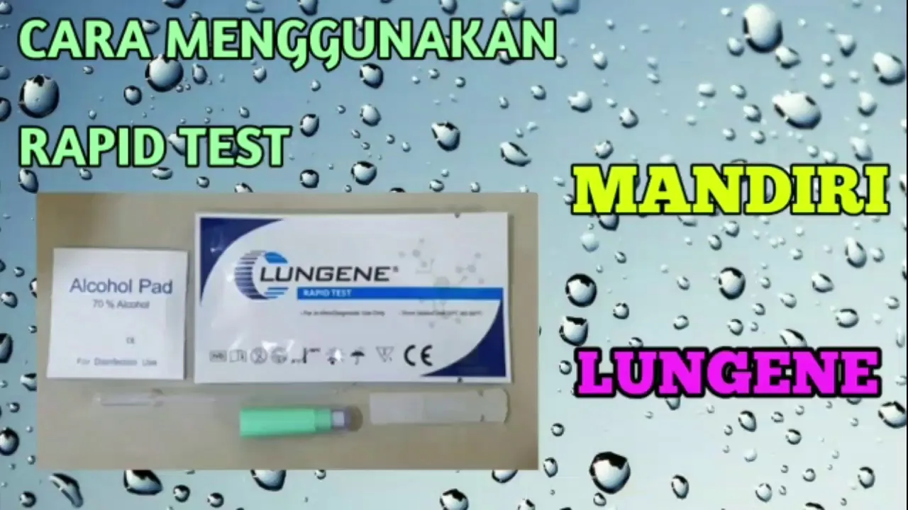 Hai gaes ini kita coba rapid test sendiri... Ada yang kirimin clungene untuk keluarga jadi saya coba. 