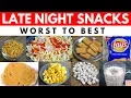 10 Late Night Snacks Options in India Ranked from Worst to Best