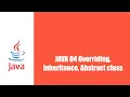 JAVA python JAVA04 - Overriding Abstract class
