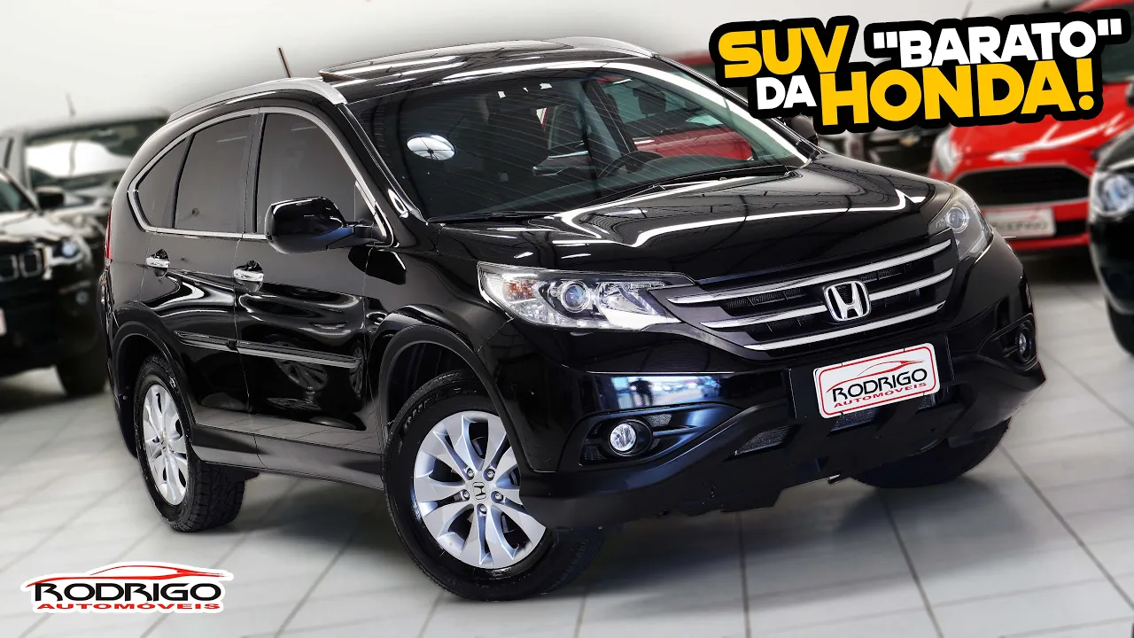 HONDA CR-V EXL 2013 - A versão TOP DE LINHA de um EXCELENTE SUV BARATO com BAIXA QUILOMETRAGEM!
