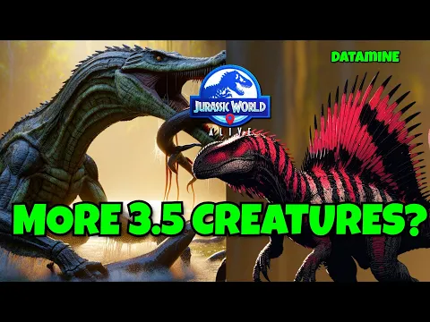 Download MP3 More 3.5 Dinos? Huge Datamine! GRYGANYTH MAGNARAPTOR? ~ Jurassic World Alive