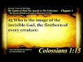 Colossians Chapter 1 - Bible Book 51