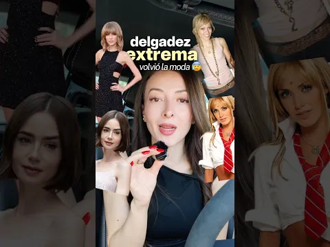 Volvió la delgadez extrema de los 90s y 00s