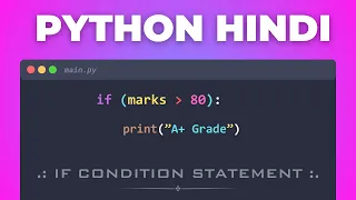 46 Master Python IF Condition in Hindi Python If Statements Full Python Course 2026