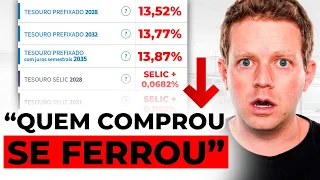 URGENTE: TESOURO DIRETO EM QUEDA LIVRE! PREPARE-SE...