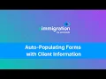 Auto-Populating Forms With Client Information