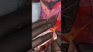 Aztec Fire Tattoo Timelapse Flames Realism Details