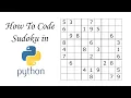 How To Make a Sudoku Generator in Python