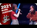 Download Lagu Julia Michaels - Issues (Alicia \u0026 Jasmina) | The Voice Kids 2021 | Blind Auditions