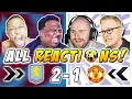 Man United and Rivals \u0026 Haters Fan Reactions to Aston Villa 2-1 Man United | Premier League