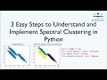 3 Easy Steps to Understand and Implement Spectral Clustering in Python