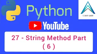 - String Method Part 6