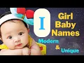 I Letter Girl baby names Modern and Unique MidhuriyaCreations