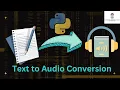 Text-to-Speech Conversion using Python A Step-by-Step Guide