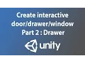 Unity3d tutorial Create interactive window - Part 2 Drawer