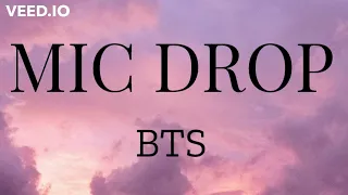 Mic Drop LYRICS BTS 