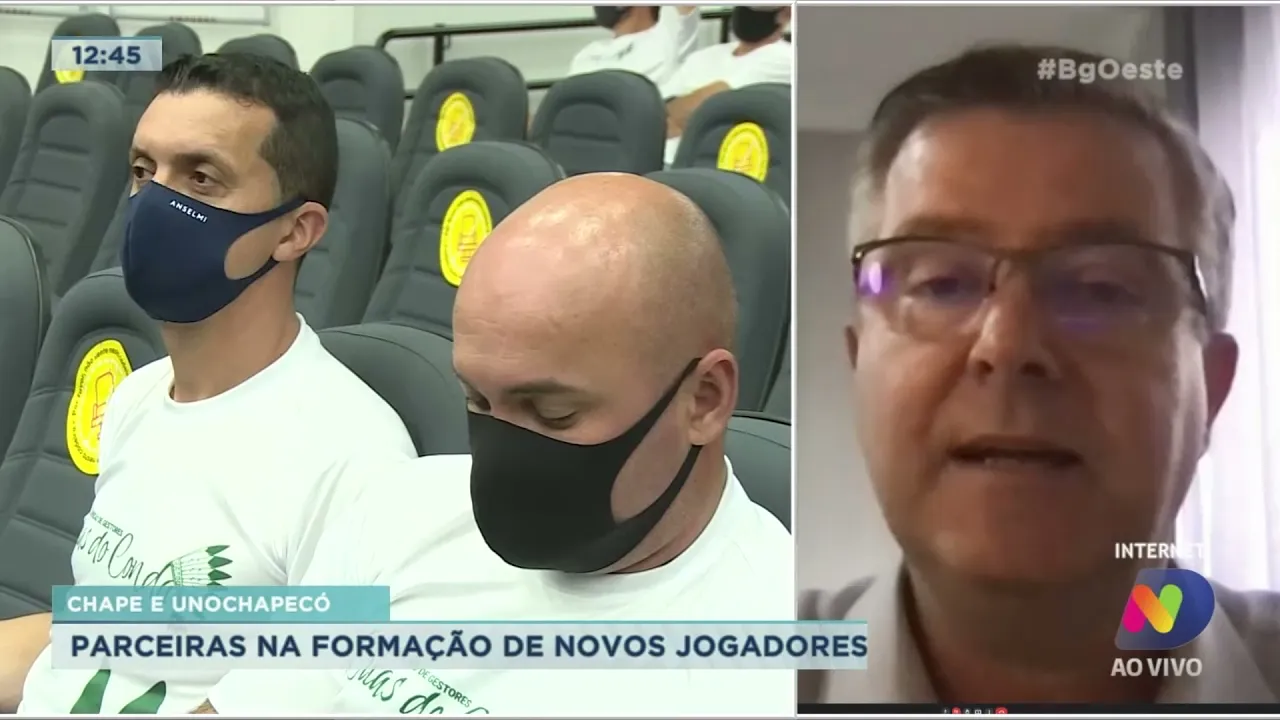 Esporte: Chape e Unochapecó endossam parceiras na formação de novos jogadores e Chapecó no JASC 2021