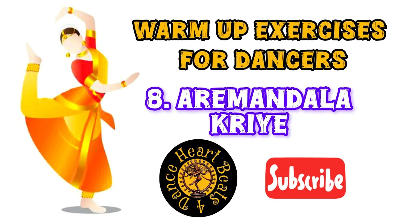 Warm up Exercises for Dancers | Aremandala Kriye | Bharatnatyam Junior Syllabus