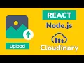 Image Upload to Cloudinary - Creating a Product React and Node js Ecommerce