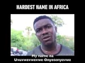 Most difficult name on earth-silas