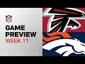 Atlanta Falcons vs Denver Broncos 2024 Week 11 Game