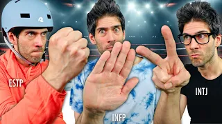 16 Personalities Playing Rock Paper Scissors