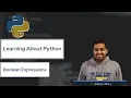 Python Tutorial For Beginners Boolean Expressions