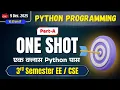 One SHOT Python Programming Polytechnic 3rd Semester Electrical CSE