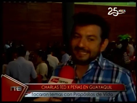 Charlas Ted X Peñas en Guayaquil tocaron temas con propósitos de vida