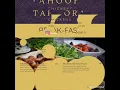 Tahoora Chickens Menu 2019