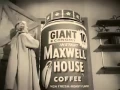 VERY ODD VINTAGE EARLY 1960 s MAXWELL HOUSE COFFEE COMMERCIAL