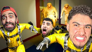 الهروب من الباك رومز مع اليوتيوبرز 