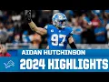 Aidan Hutchinson highlights 2024 Detroit Lions