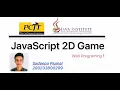 Creating a game using Java Script 2D game - Java Institute