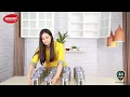 Jensons 16 PCS Stainless Steel Canister Set with PC Lids
