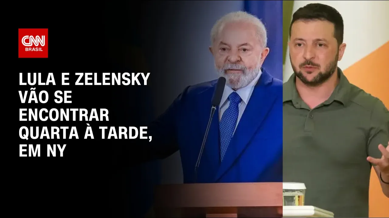 Lula e Zelensky vão se encontrar quarta (20) à tarde, em NY | BASTIDORES CNN
