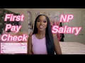 Nurse Practitioner Salary My First Paycheck as a Nurse Practitioner