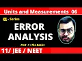 Units and Measurements 06 Error Analysis - Part 1
