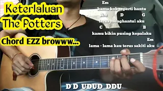 Download Chord Mudah ( Keterlaluan -  The Potters ) Tutorial Untuk Pemula By Darmawan Gitar MP3