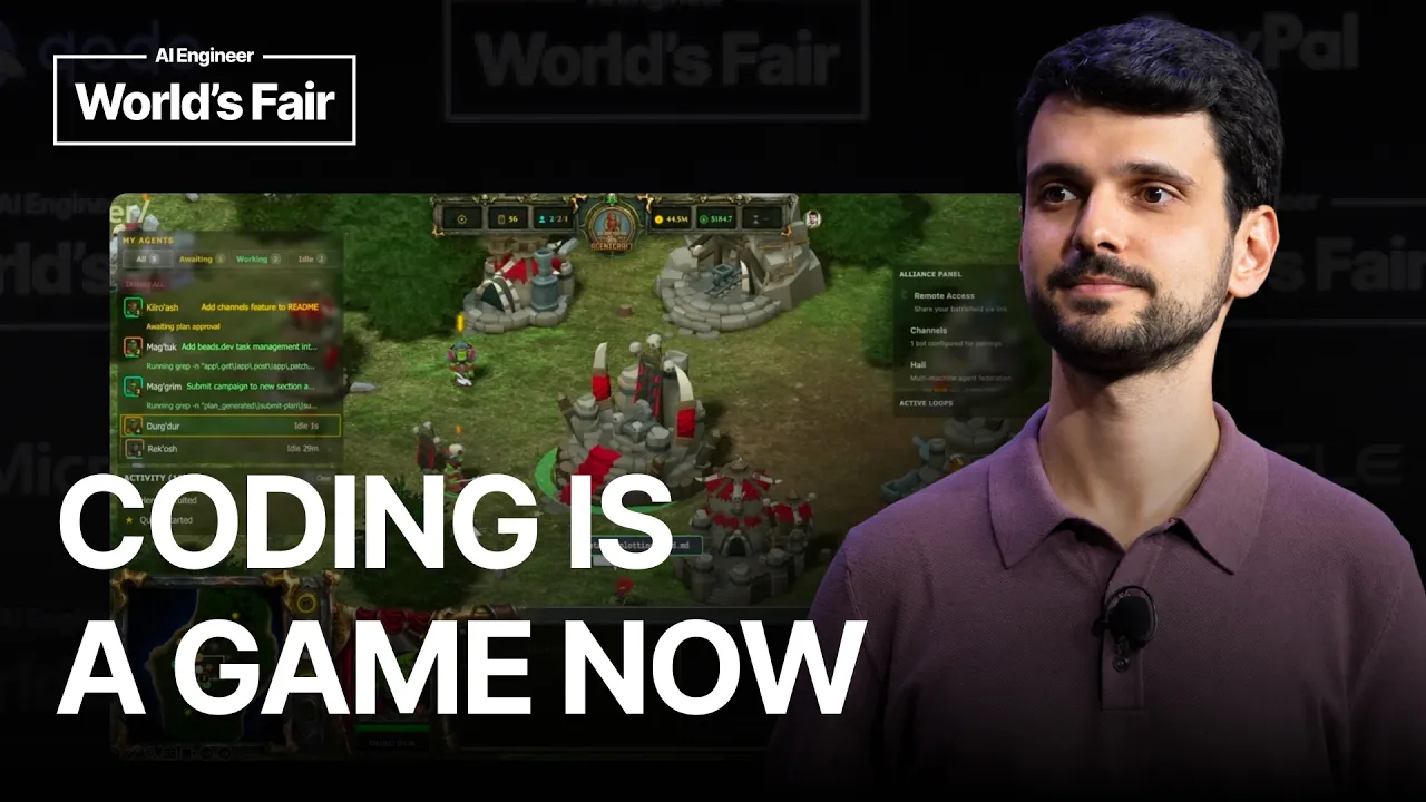 I Turned Coding Agents Into a Strategy Game — Ido Salomon, AgentCraft: video thumbnail