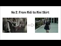 The trends from The Queen's Gambit from 50's to 60's | How to match | resource in the comment