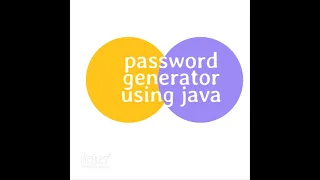PASSWORD GENERATOR USING JAVA