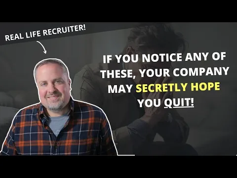 Download MP3 Are You Being Quiet Fired?  Signs Your Company Is Hoping You Quit Your Job!