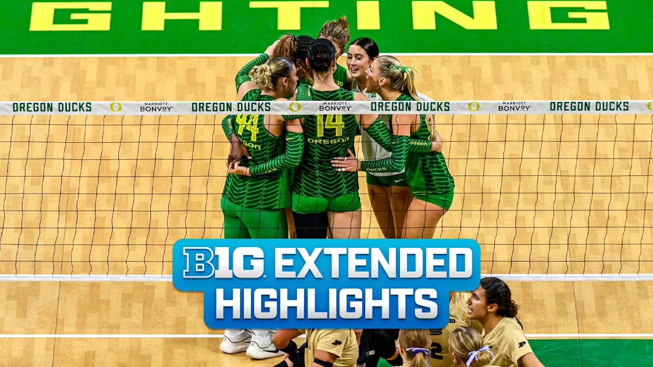 Purdue at Oregon | Extended Highlights | Big Ten Volleyball | 10/02/2026