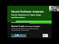 Michael Pradel University of Stuttgart - Neural Software Analysis Recent Advances