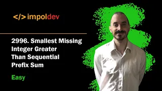 Smallest Missing Integer Greater Than Sequential Prefix Sum LeetCode 2996 - Python