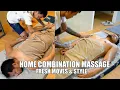 Fresh Massage Moves with Style I Therapist Mars Visits Home I Combination Massage Session I 2026