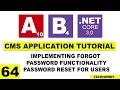 Implementing Forgot Password Functionality for Angular Application Users ANGULAR 10 ASP NET CORE
